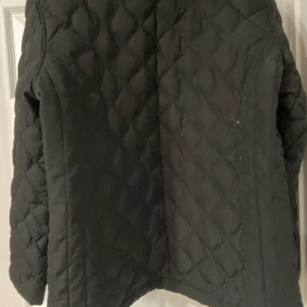 UNLISTED Kennith Cole Quilted Jacket Black Womens XL EUC - Picture 4 of 5